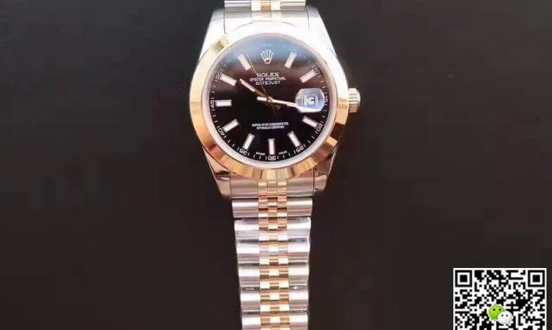 Rolex Datejust 126303 Black Dial 1:1 Best Edition Replica Watch Swiss ETA3255 Gold Wrapped