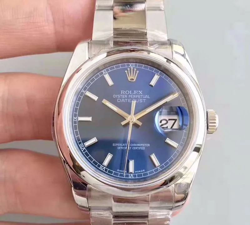 Rolex Datejust II 116200 AR Factory Blue Dial 1:1 Best Edition Replica Watch Swiss ETA3135