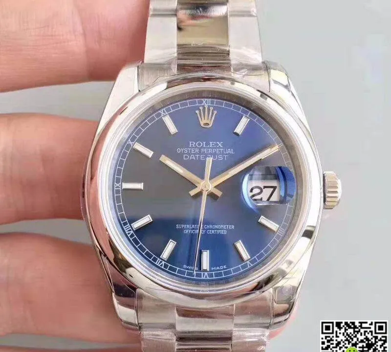 Rolex Datejust II 116200 AR Factory Blue Dial 1:1 Best Edition Replica Watch Swiss ETA3135