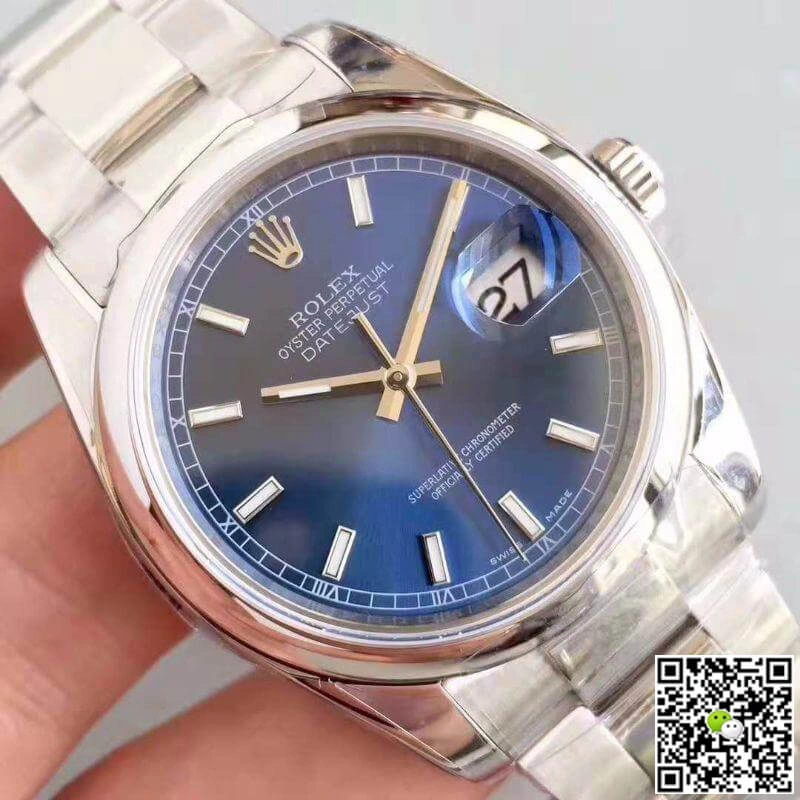 Rolex Datejust II 116200 AR Factory Blue Dial 1:1 Best Edition Replica Watch Swiss ETA3135