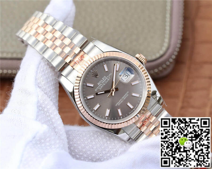 Rolex Datejust M126231-0013 36MM GM Factory 1:1 Best Edition Replica Watch Rose Gold Bezel