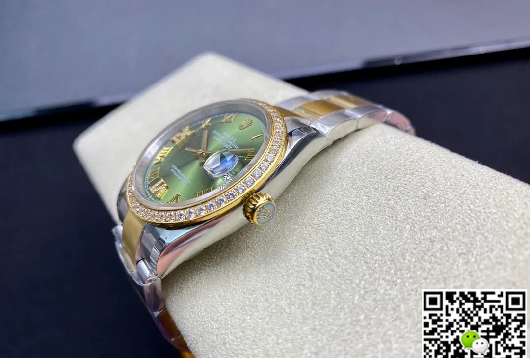 Rolex Datejust M126283RBR-0012 EW Factory 1:1 Best Edition Replica Watch Diamond-Set Bezel