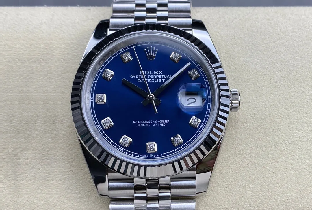 Rolex Datejust M126334-0016 Clean Factory 1:1 Best Edition Replica Watch Blue Diamond Dial