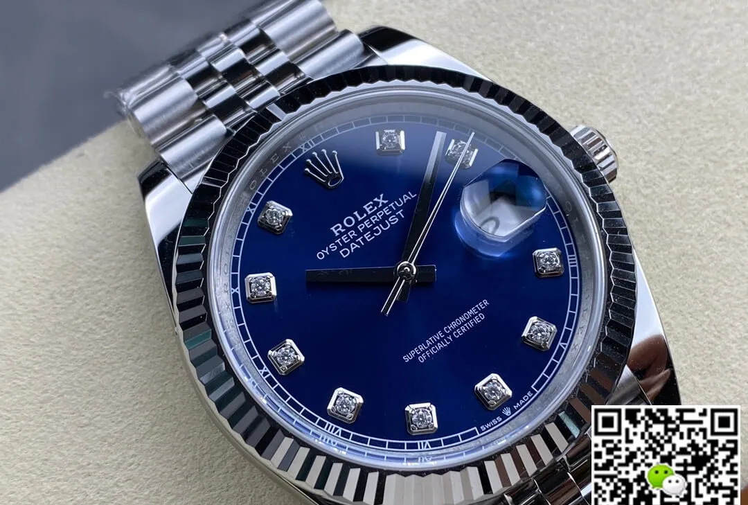 Rolex Datejust M126334-0016 Clean Factory 1:1 Best Edition Replica Watch Blue Diamond Dial