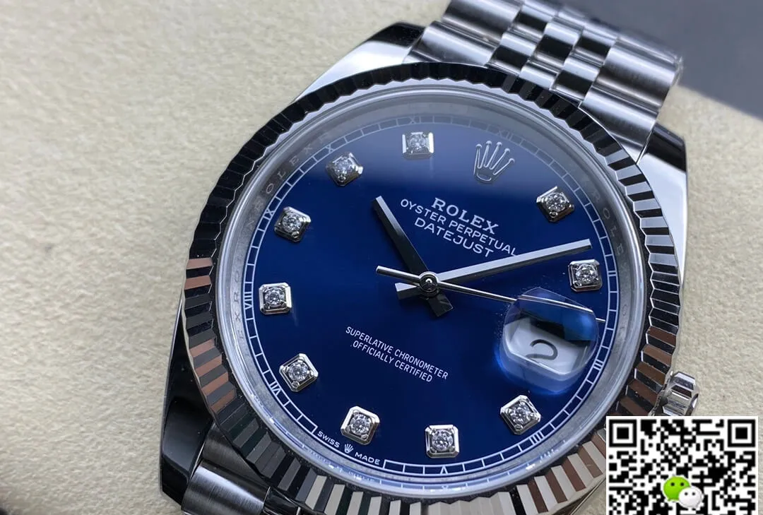 Rolex Datejust M126334-0016 Clean Factory 1:1 Best Edition Replica Watch Blue Diamond Dial