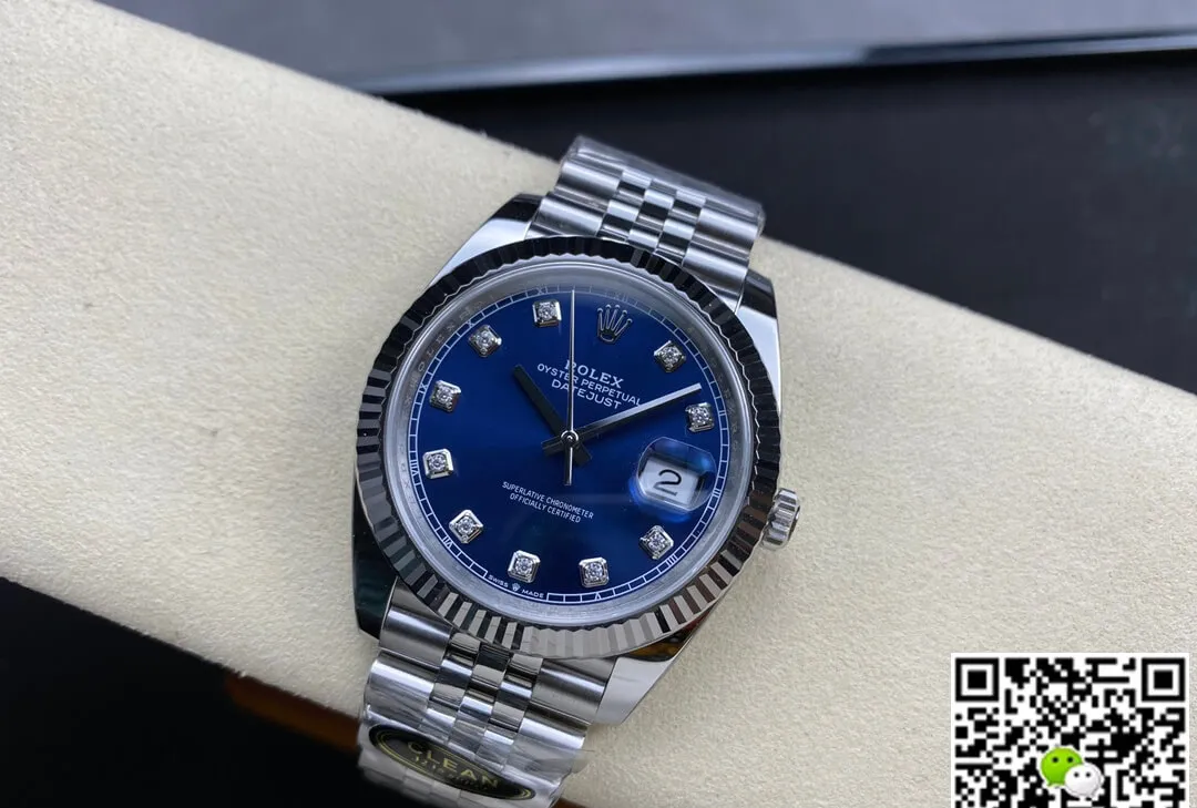Rolex Datejust M126334-0016 Clean Factory 1:1 Best Edition Replica Watch Blue Diamond Dial