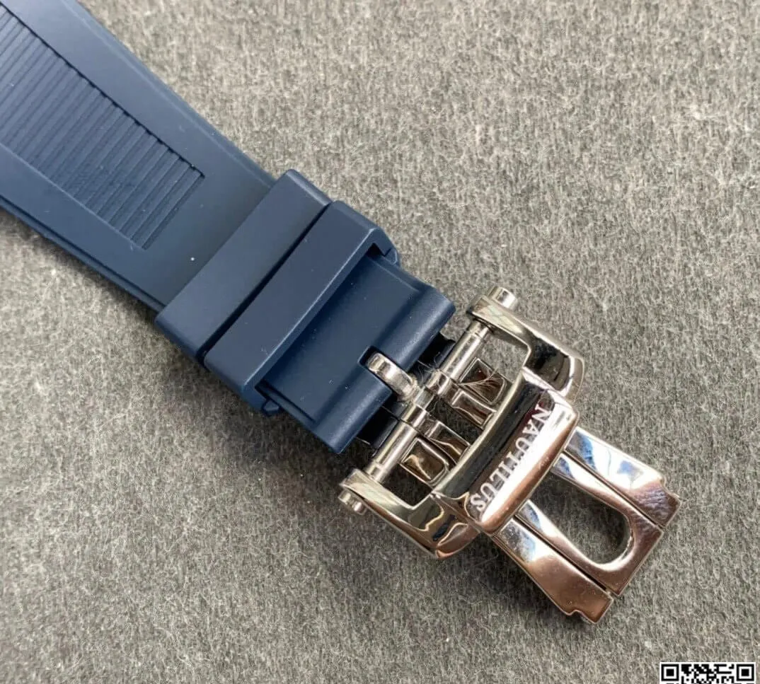 Patek Philippe Nautilus 5726 GR Factory 1:1 Best Edition Replica Watch V2 Blue Strap