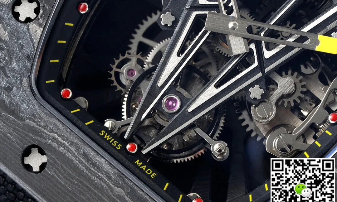 Richard Mille RM27-03 Rafael Nadal Tourbillon RM Factory 1:1 Best Edition Replica Watch Black Skeleton Dial
