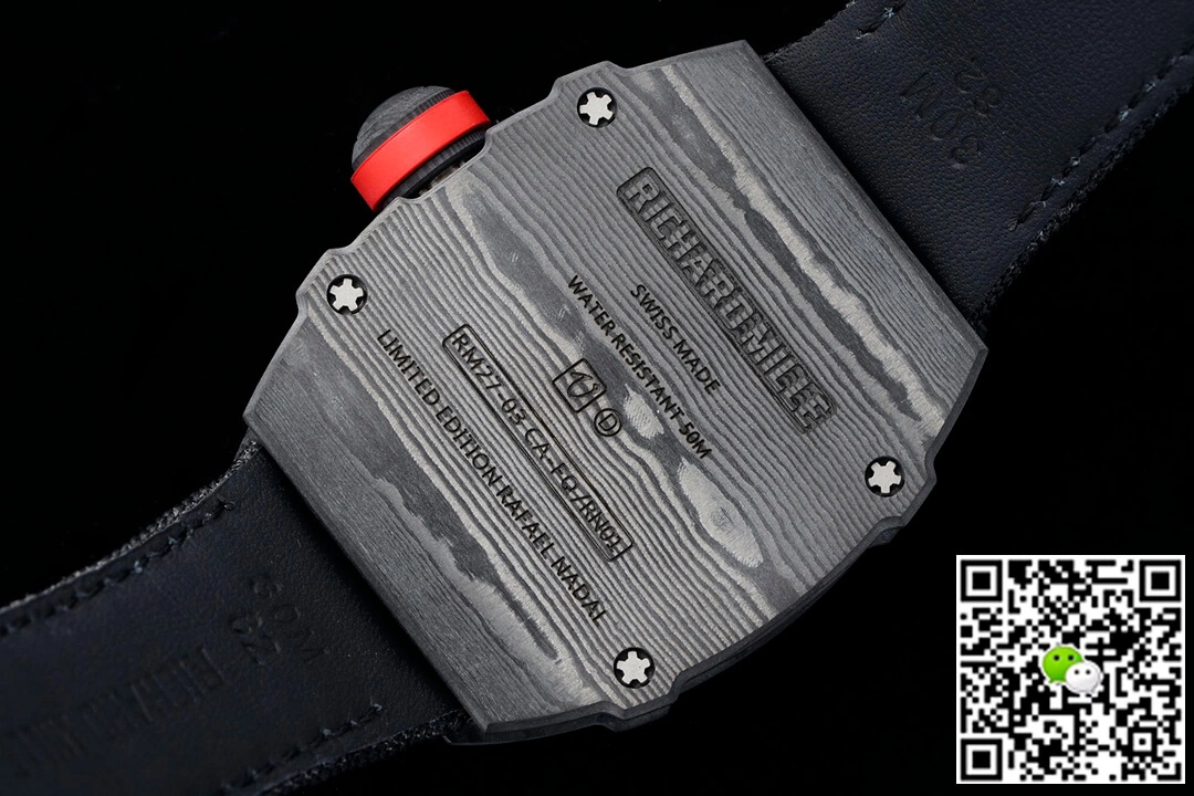 Richard Mille RM27-03 Rafael Nadal Tourbillon RM Factory 1:1 Best Edition Replica Watch Black Skeleton Dial