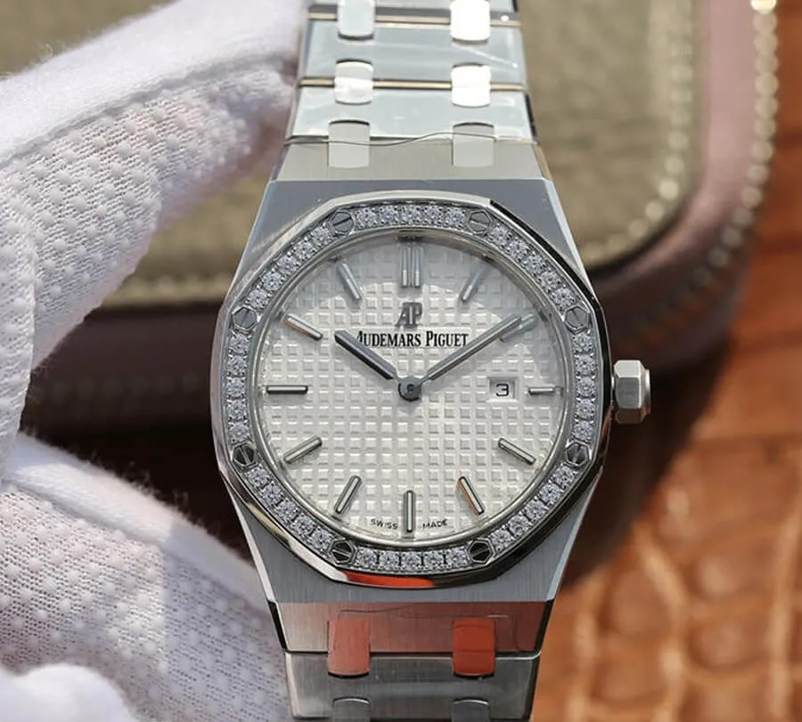 Audemars Piguet Royal Oak 67650 JF Factory 1:1 Best Edition Replica Watch White Dial