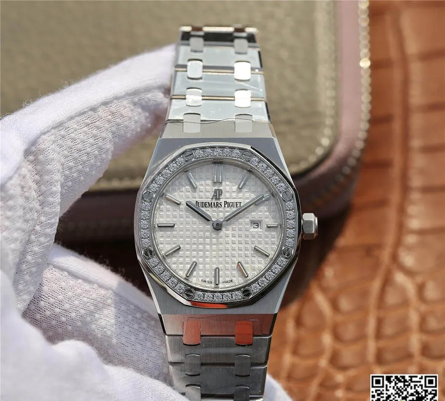 Audemars Piguet Royal Oak 67650 JF Factory 1:1 Best Edition Replica Watch White Dial