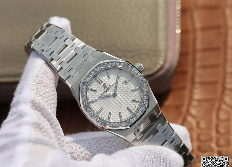 Audemars Piguet Royal Oak 67650 JF Factory 1:1 Best Edition Replica Watch White Dial