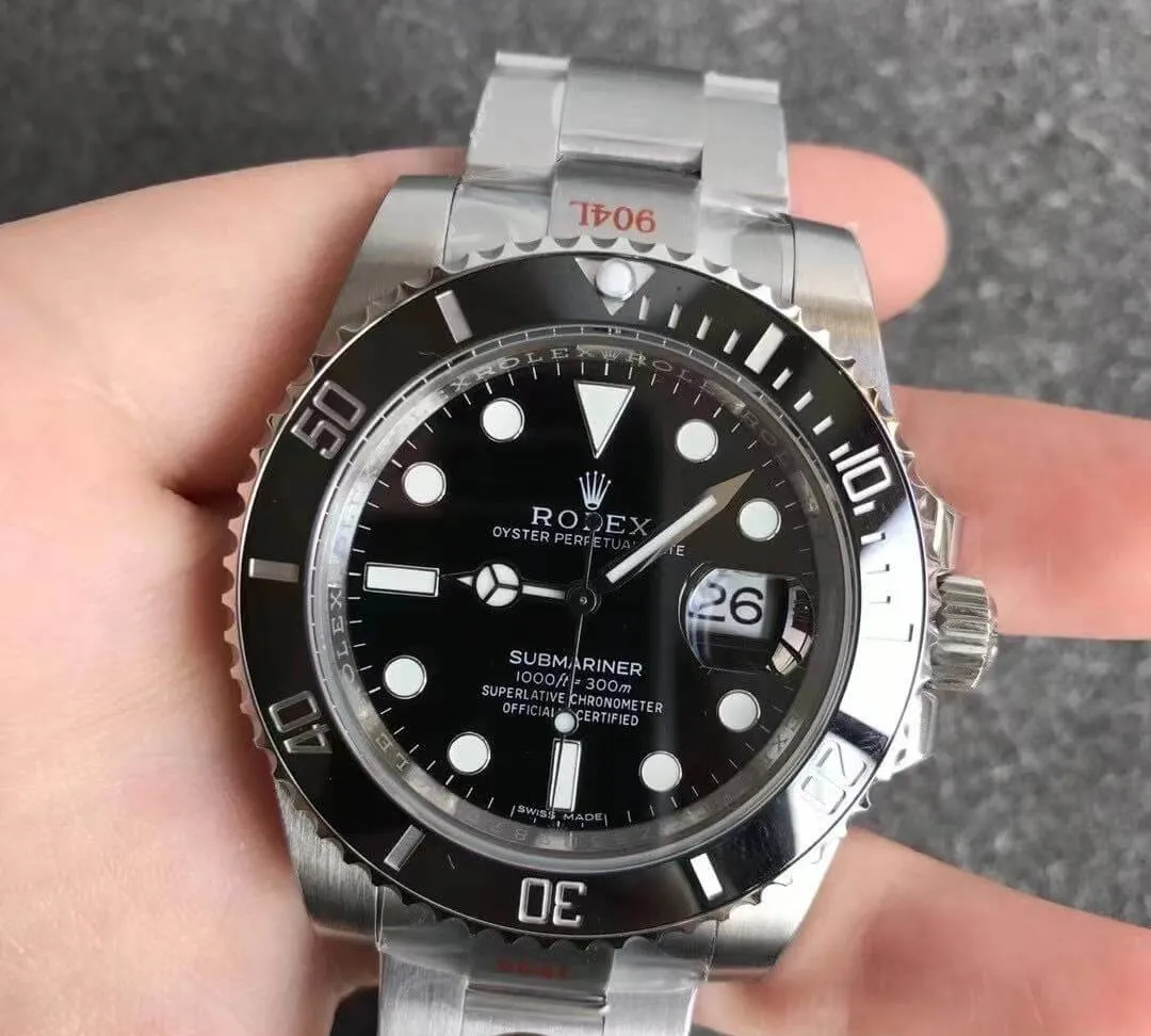 Rolex Submariner 116610LN Noob Factory 1:1 Best Edition Replica Watch V12 Black Dial Swiss 3135