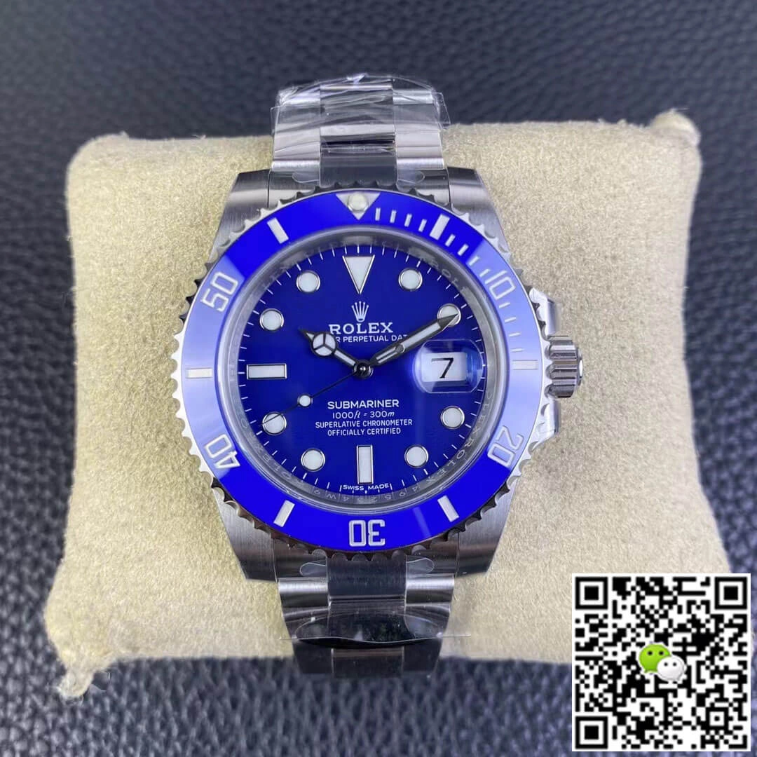 Rolex Submariner 116619LB-97209 40MM Clean Factory 1:1 Best Edition Replica Watch V5 Blue Bezel