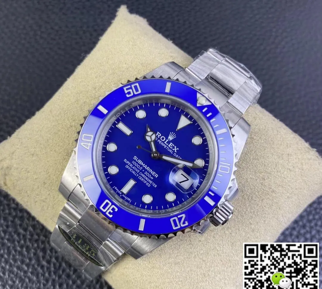 Rolex Submariner 116619LB-97209 40MM Clean Factory 1:1 Best Edition Replica Watch V5 Blue Bezel