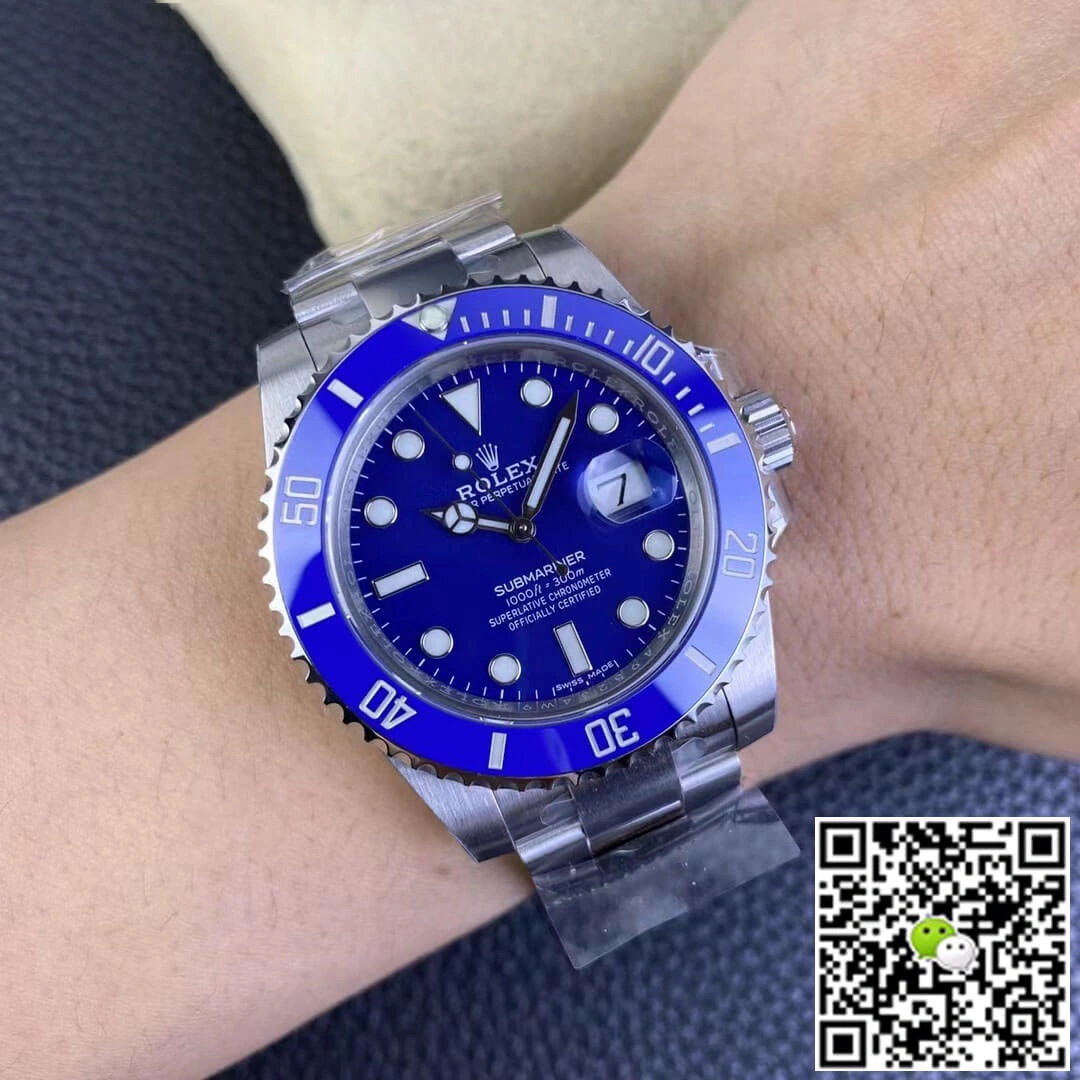 Rolex Submariner 116619LB-97209 40MM Clean Factory 1:1 Best Edition Replica Watch V5 Blue Bezel