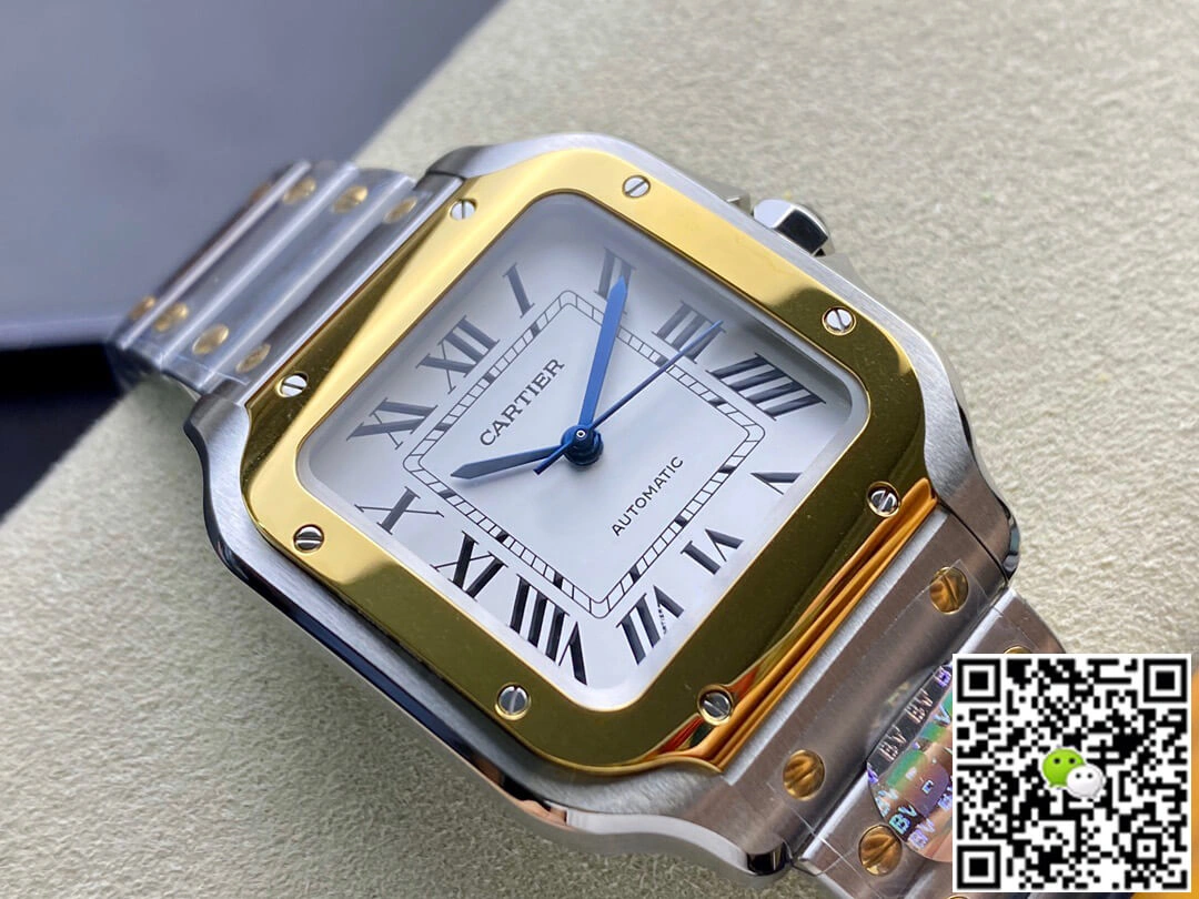Cartier De Santos W2SA0016 35MM BV Factory 1:1 Best Edition Replica Watch Silver Strap