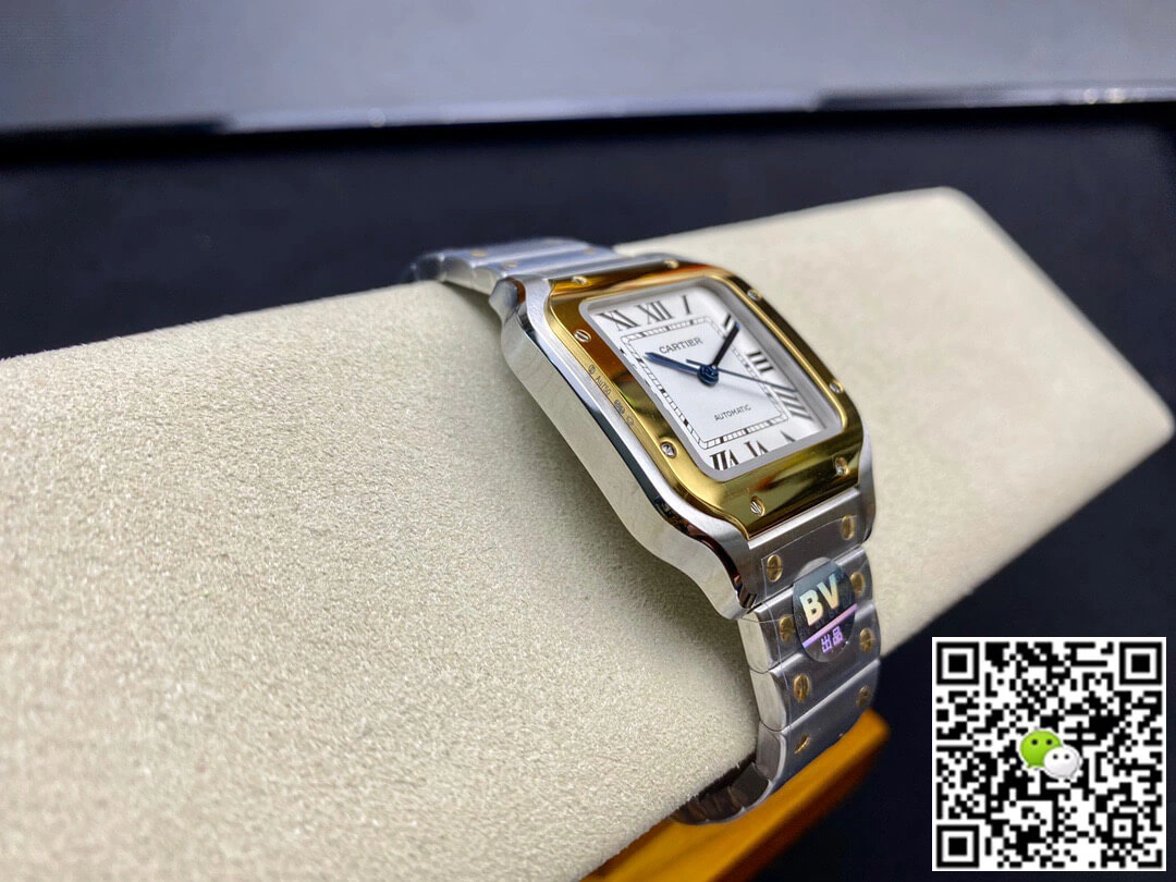 Cartier De Santos W2SA0016 35MM BV Factory 1:1 Best Edition Replica Watch Silver Strap