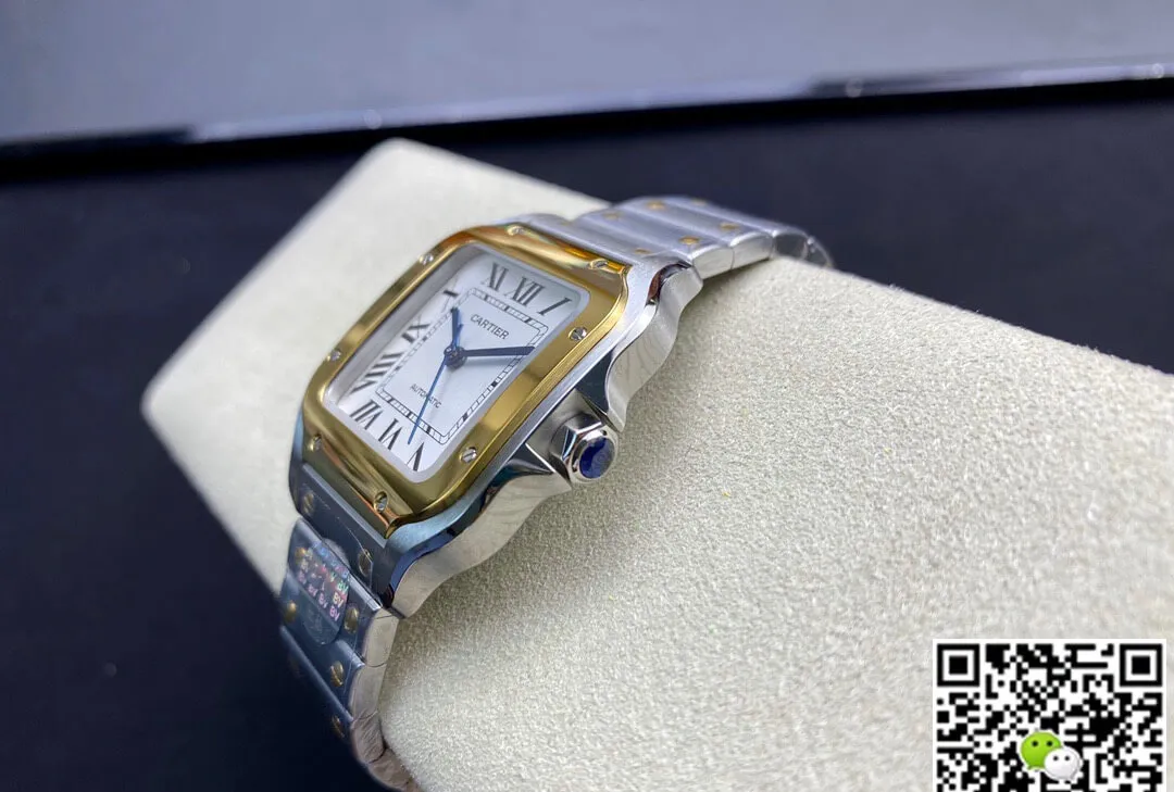 Cartier De Santos W2SA0016 35MM BV Factory 1:1 Best Edition Replica Watch Silver Strap