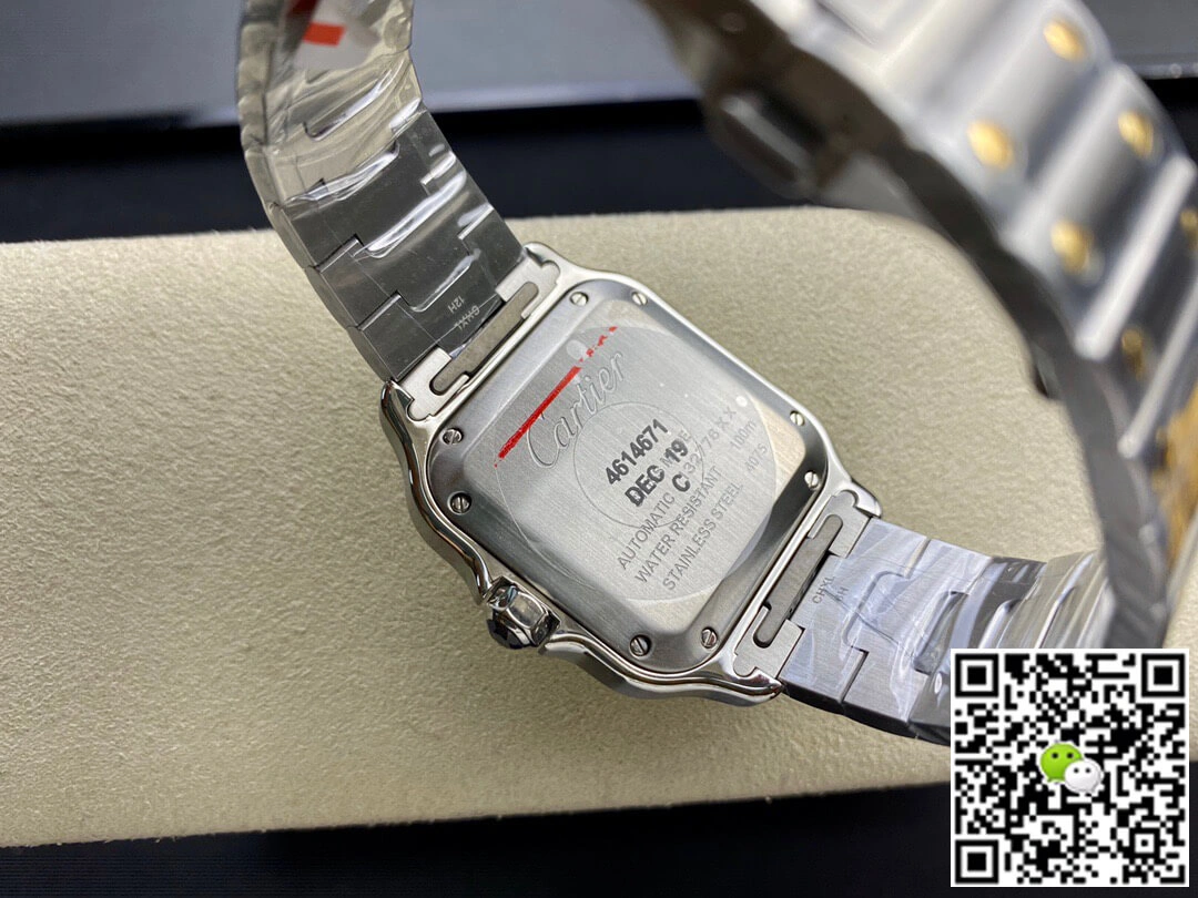 Cartier De Santos W2SA0016 35MM BV Factory 1:1 Best Edition Replica Watch Silver Strap