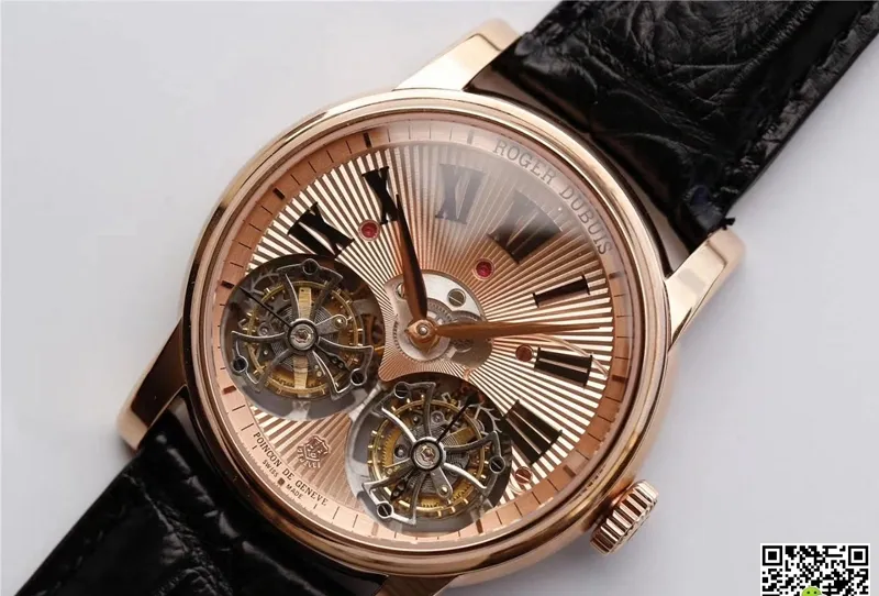 Roger Dubuis Hommage RDDBHO0562 JB Factory 1:1 Best Edition Replica Watch Gold Bezel