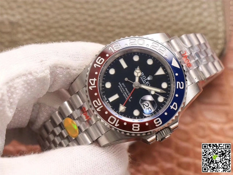 Rolex GMT Master II 126710BLRO-0001 Noob Factory 1:1 Best Edition Replica Watch Stainless Steel