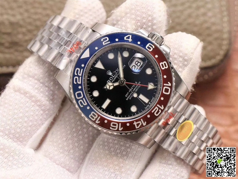 Rolex GMT Master II 126710BLRO-0001 Noob Factory 1:1 Best Edition Replica Watch Stainless Steel