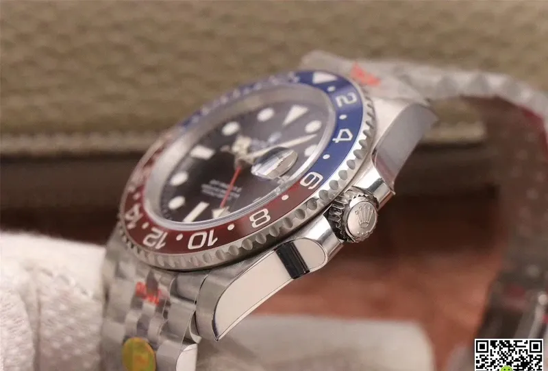 Rolex GMT Master II 126710BLRO-0001 Noob Factory 1:1 Best Edition Replica Watch Stainless Steel