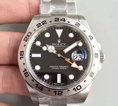 Rolex Explorer II 216570 Noob Factory 1:1 Best Edition Replica Watch Swiss ETA3187 Black Dial