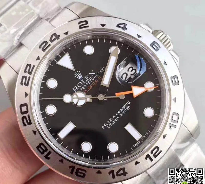 Rolex Explorer II 216570 Noob Factory 1:1 Best Edition Replica Watch Swiss ETA3187 Black Dial