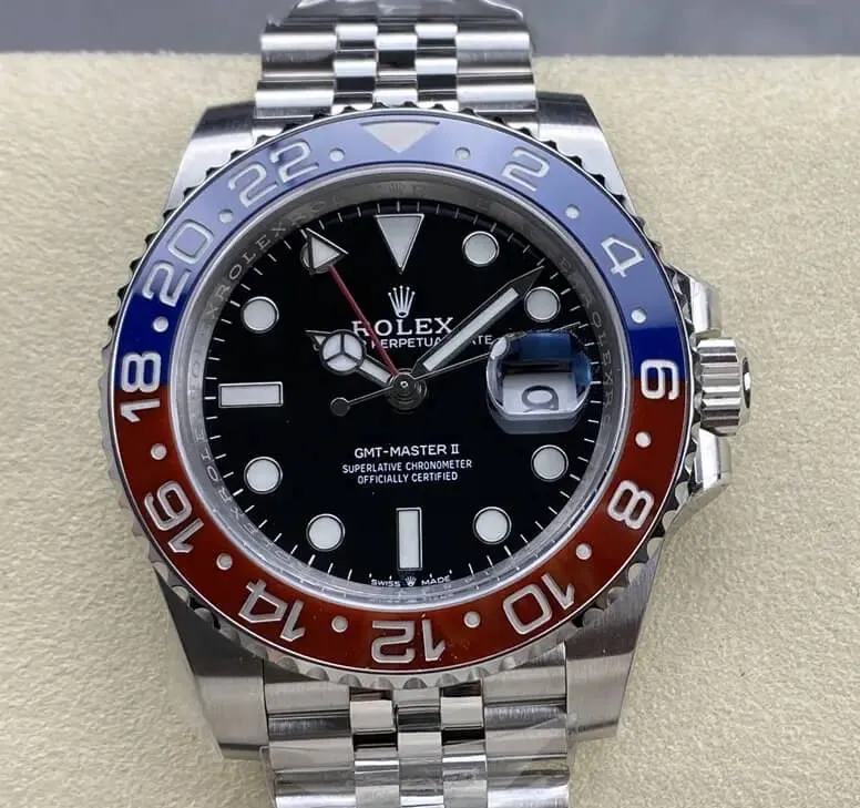 Rolex GMT Master II M126710BLRO-0001 Clean Factory 1:1 Best Edition Replica Watch V3 Black Dial