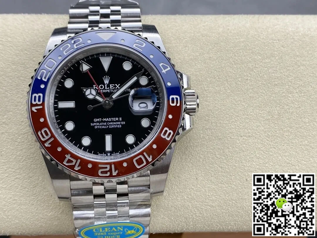 Rolex GMT Master II M126710BLRO-0001 Clean Factory 1:1 Best Edition Replica Watch V3 Black Dial