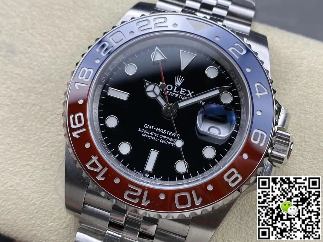 Rolex GMT Master II M126710BLRO-0001 Clean Factory 1:1 Best Edition Replica Watch V3 Black Dial