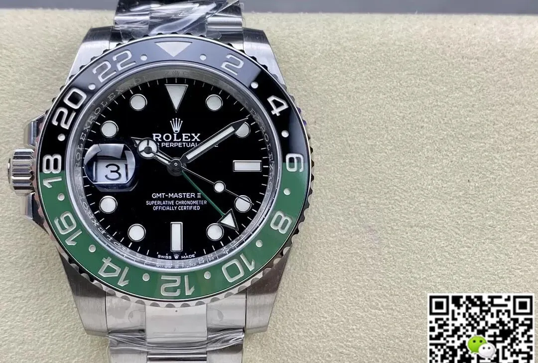 Rolex GMT Master II M126720VTNR-0001 C+ Factory 1:1 Best Edition Replica Watch Black Green Bezel