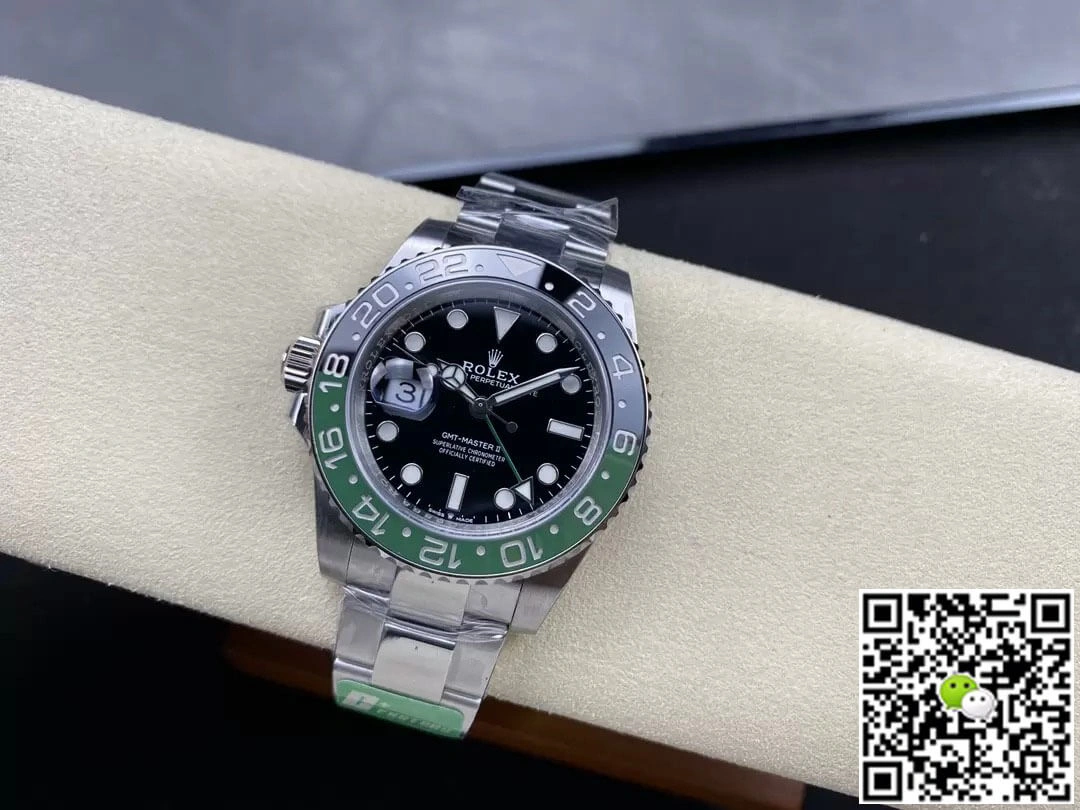 Rolex GMT Master II M126720VTNR-0001 C+ Factory 1:1 Best Edition Replica Watch Black Green Bezel