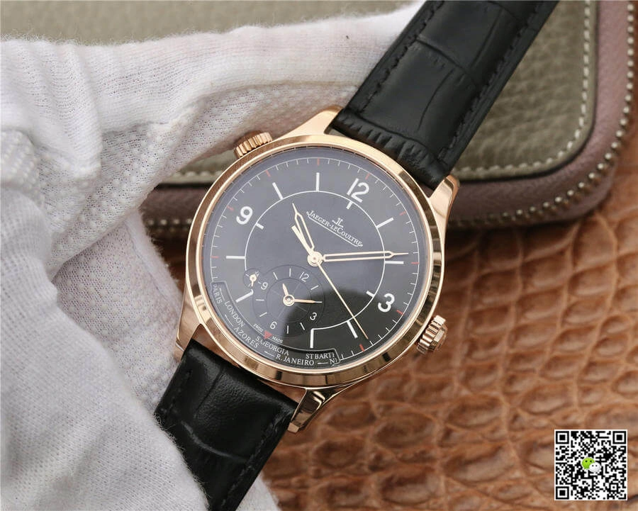 Jaeger-LeCoultre Master 1428530 TF Factory 1:1 Best Edition Replica Watch Black Strap