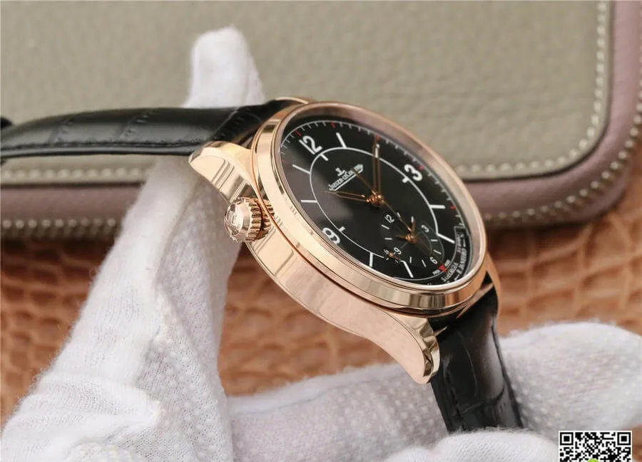 Jaeger-LeCoultre Master 1428530 TF Factory 1:1 Best Edition Replica Watch Black Strap
