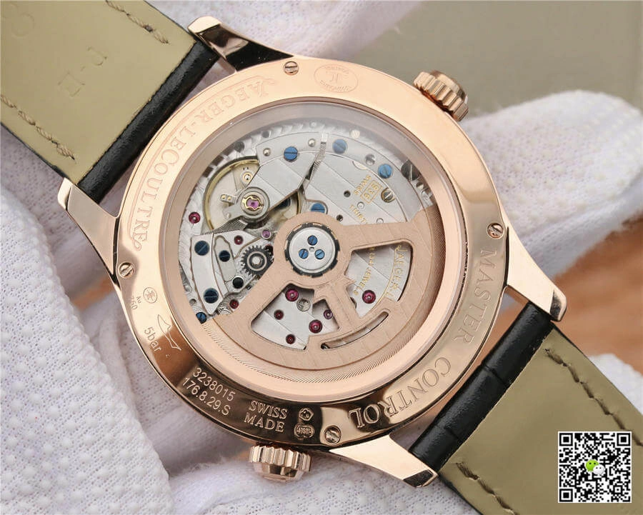 Jaeger-LeCoultre Master 1428530 TF Factory 1:1 Best Edition Replica Watch Black Strap