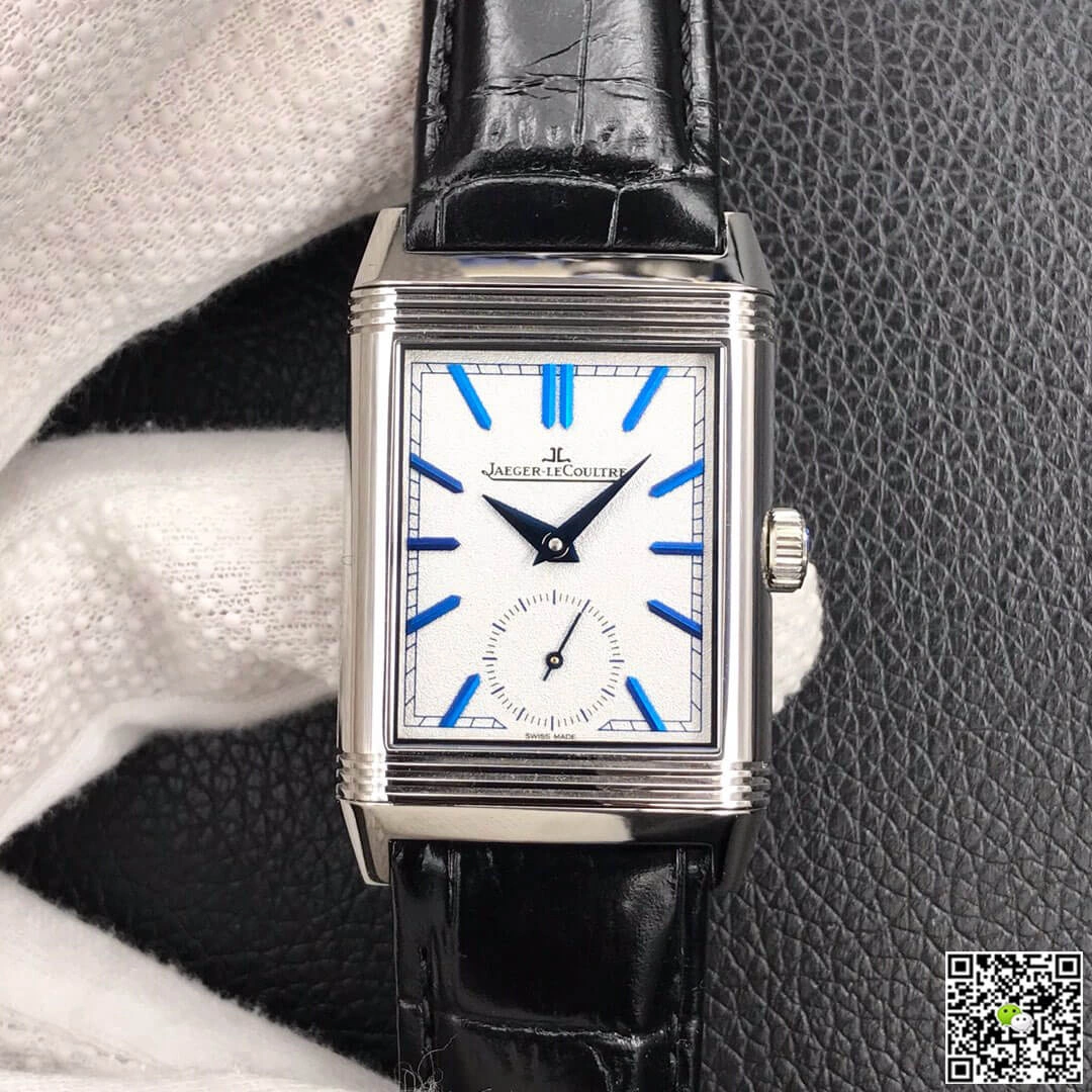 Jaeger LeCoultre Reverso Flip MG Factory 1:1 Best Edition Replica Watch Leather Strap