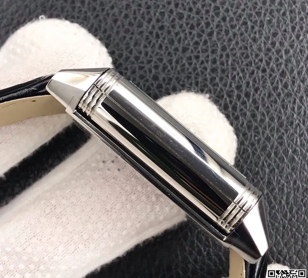 Jaeger LeCoultre Reverso Flip MG Factory 1:1 Best Edition Replica Watch Leather Strap