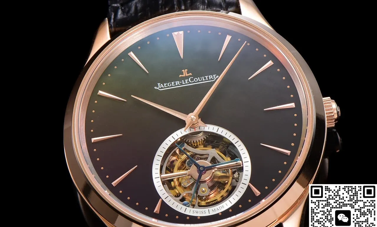 RMS Factory Jaeger-LeCoultre Ultra-Thin Master Q1682412 Tourbillon 1:1 Best Edition Replica Watch