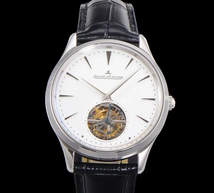 RMS Factory Jaeger-LeCoultre Ultra-Thin Master Q1682414 Tourbillon 1:1 Best Edition Replica Watch