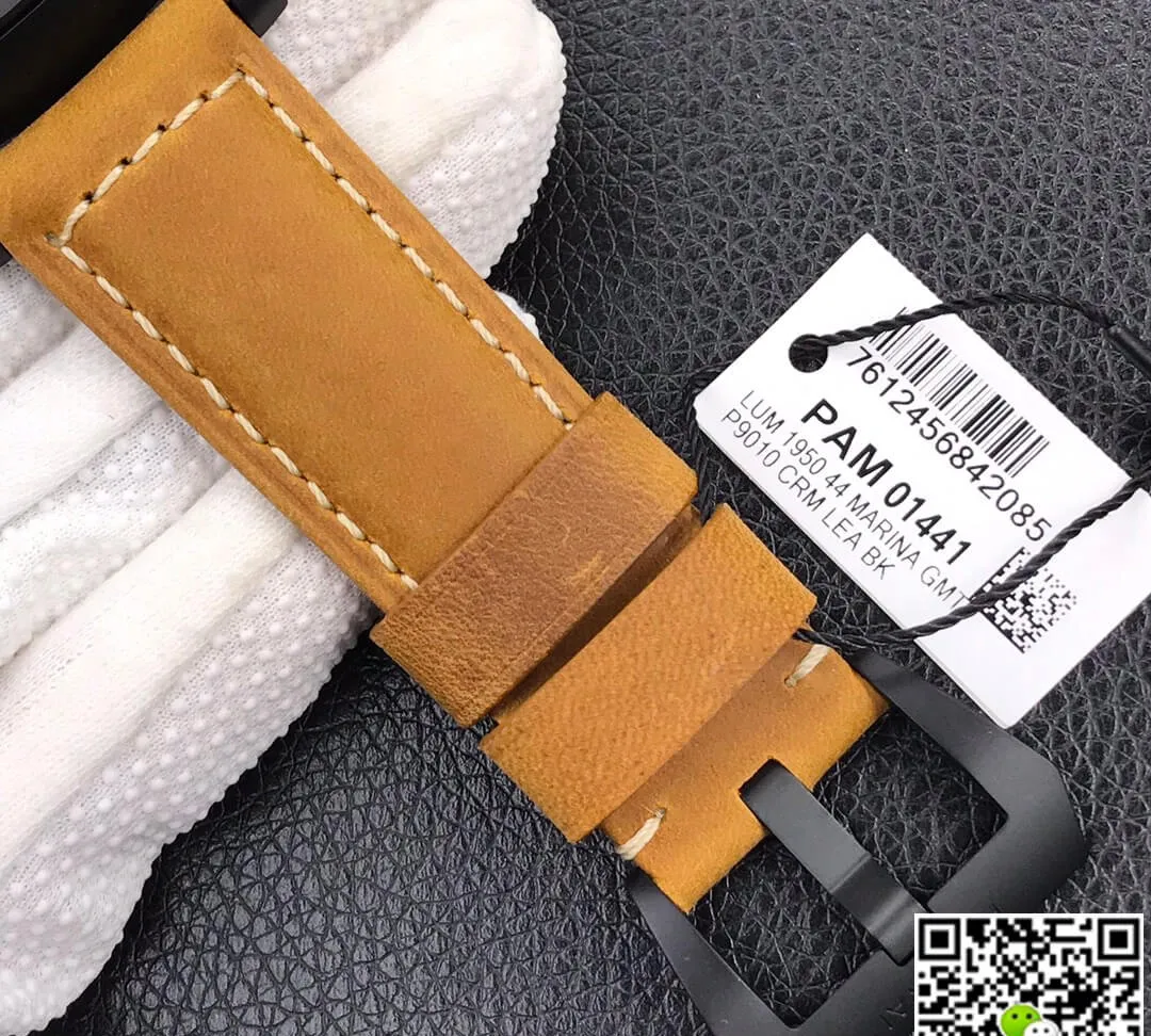 Panerai Luminor 1950 PAM01441 VS Factory 1:1 Best Edition Replica Watch Yellow Strap