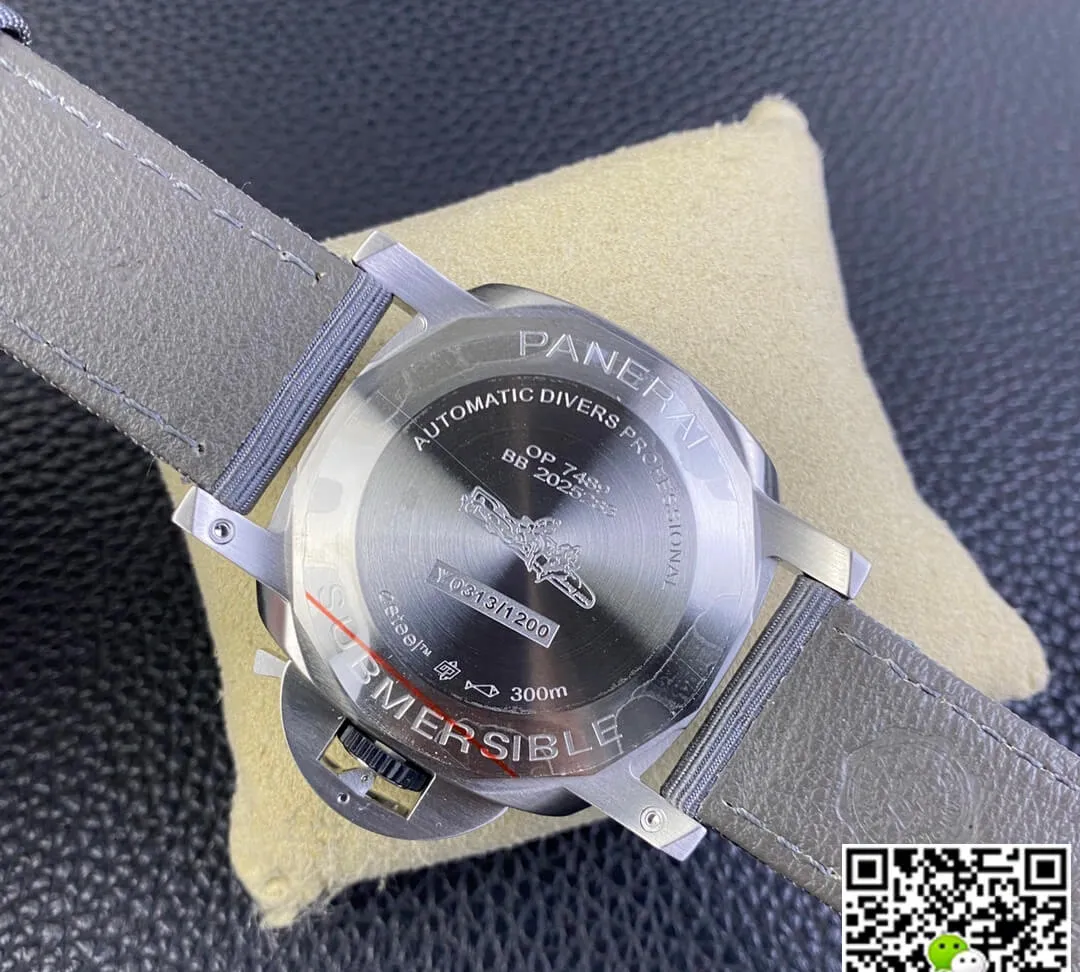 SBF Panerai Submersible PAM01288 VS Factory 1:1 Best Edition Replica Watch Leather Strap