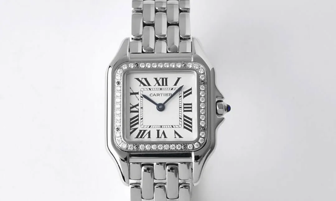Panthere De Cartier W4PN0008 27MM BV Factory 1:1 Best Edition Replica Watch White Dial