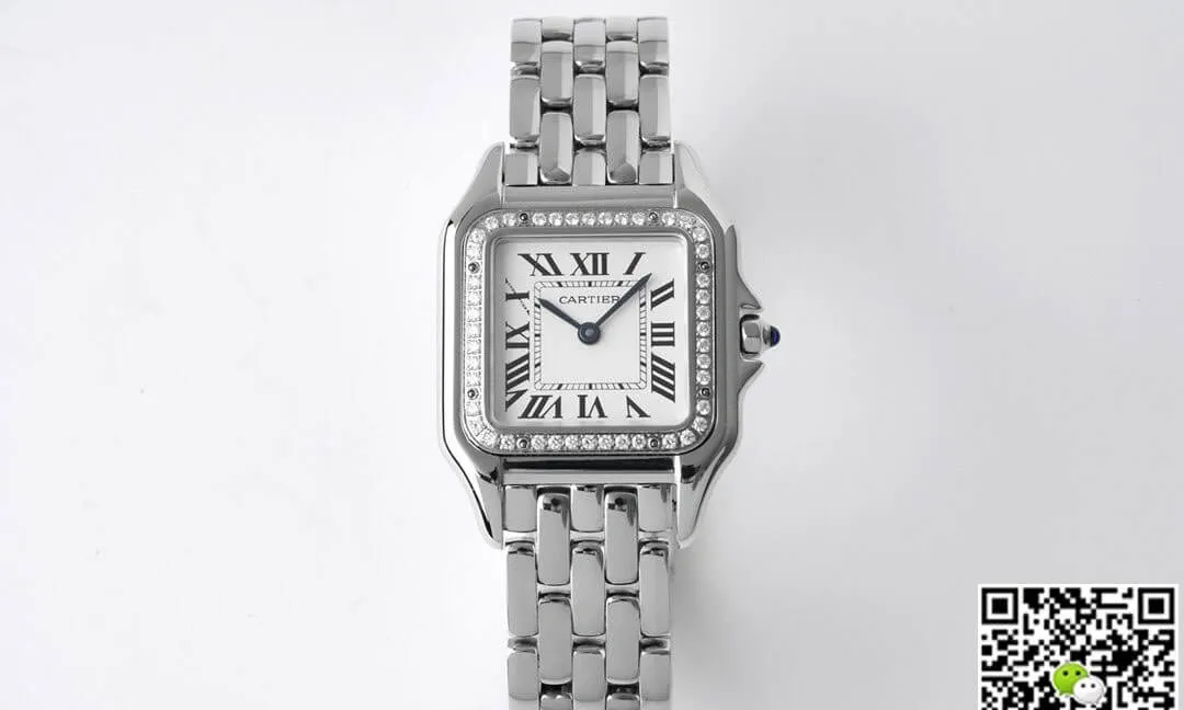 Panthere De Cartier W4PN0008 27MM BV Factory 1:1 Best Edition Replica Watch White Dial
