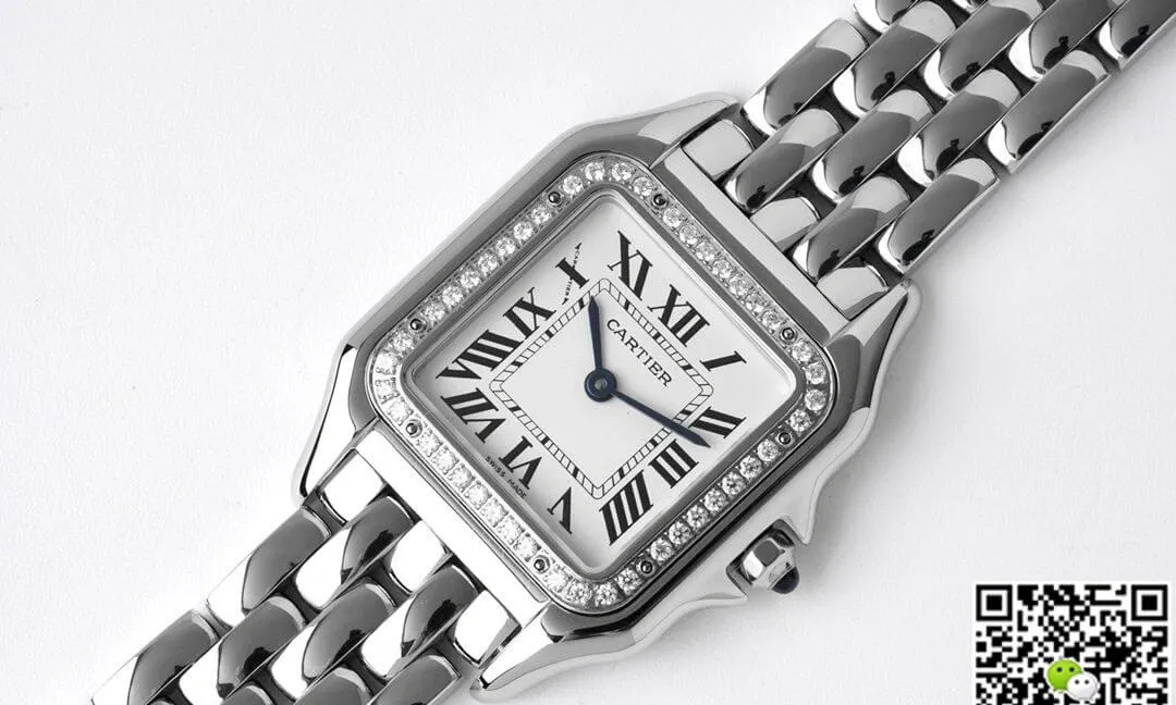 Panthere De Cartier W4PN0008 27MM BV Factory 1:1 Best Edition Replica Watch White Dial