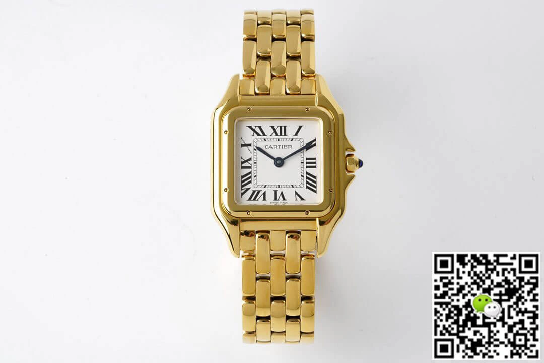 Panthere De Cartier WGPN0009 27MM BV Factory 1:1 Best Edition Replica Watch Gold Strap