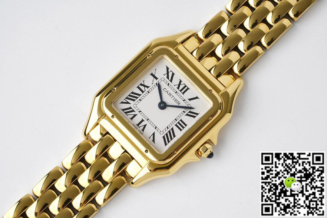 Panthere De Cartier WGPN0009 27MM BV Factory 1:1 Best Edition Replica Watch Gold Strap