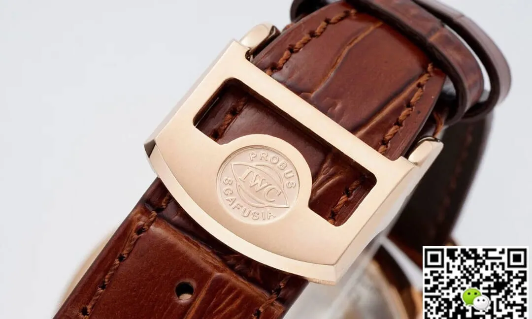 IWC Portuguese Perpetual Calendar IW503302 APS Factory 1:1 Best Edition Replica Watch Brown Strap